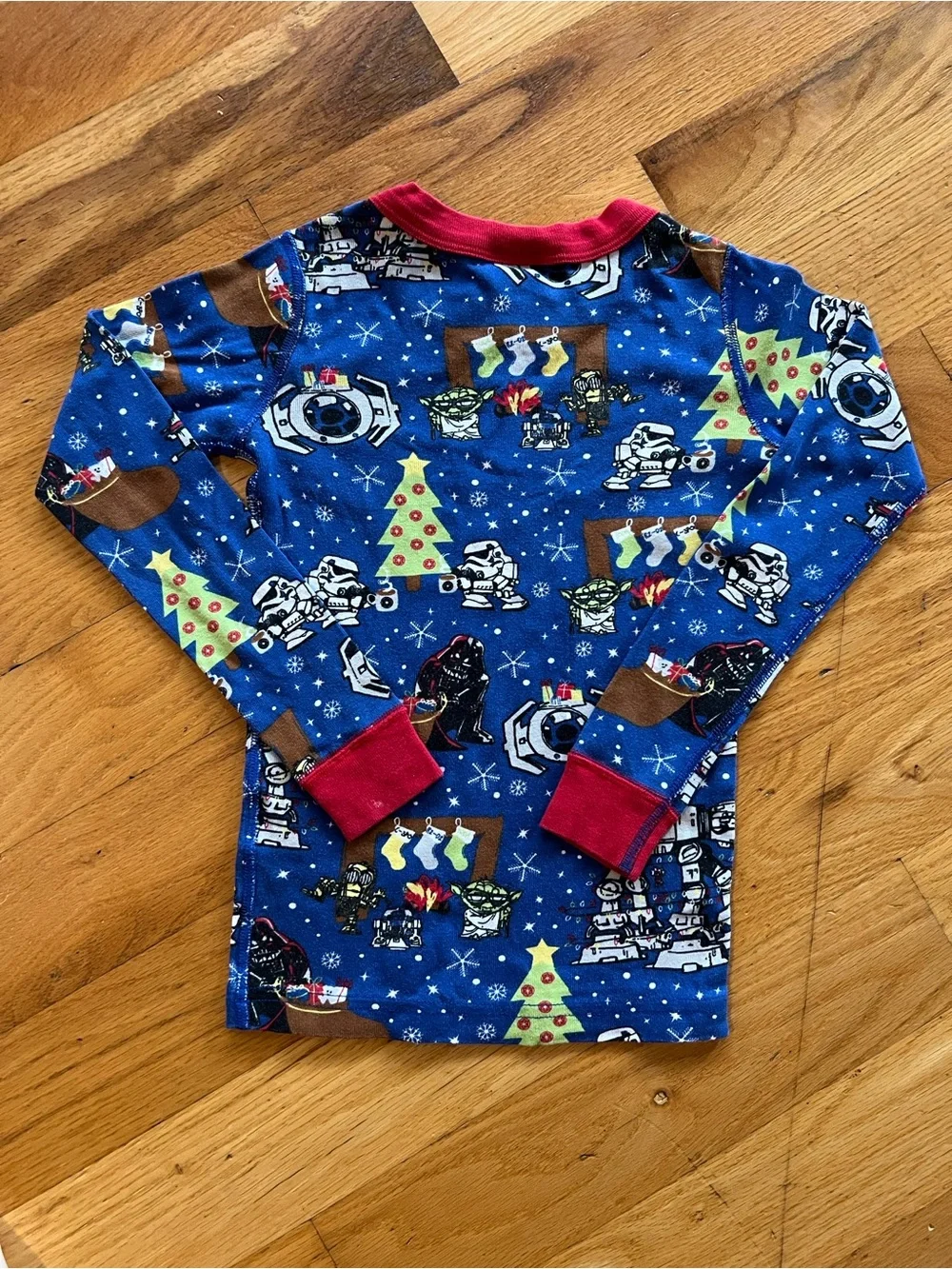 Hanna Andersson Star Wars Organic Cotton Christmas Pajama PJs Set Size 5